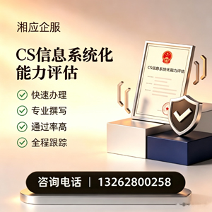 毕节CS信息系统化能力评估申报服务